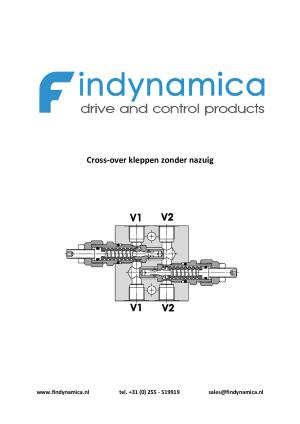 Cross-over valves without anti-cavitation valves
